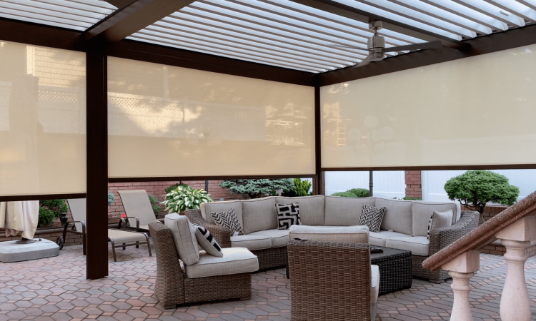 How useful motorized, remote controlled zip screens or outdoor blinds are?